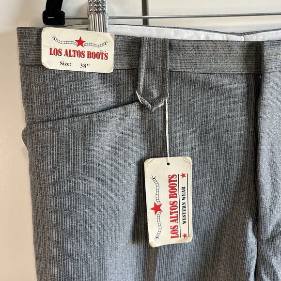VTG Los Altos Boots NWT Men’s Pants Slacks Western Cowboy Size 36-38 X 31 -5S616 - Picture 2 of 12